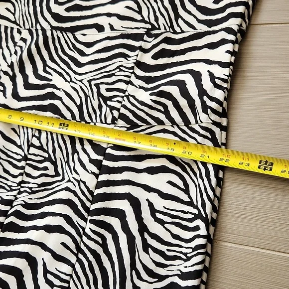 NWT Zebra Print One Shoulder Dress - Picture 16 of 17